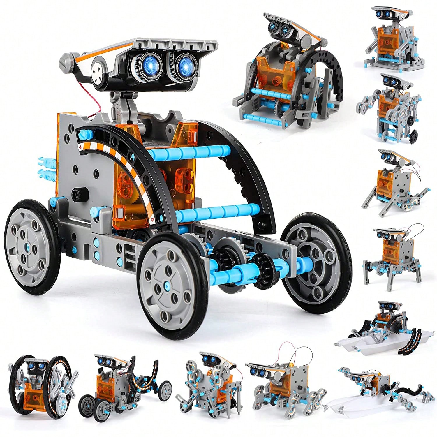 Stem Solar Robot Kit For Kids - Набор «Солнечный робот-конструктор 12 в 1»