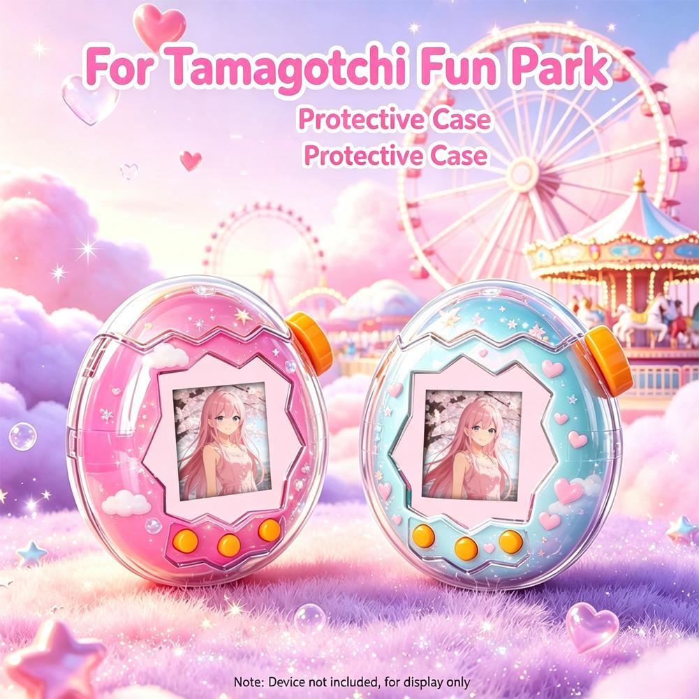 Tamagotchi Electronic Pet Virtual - Прозрачный защитный чехол для Tamagotchi Paradise,