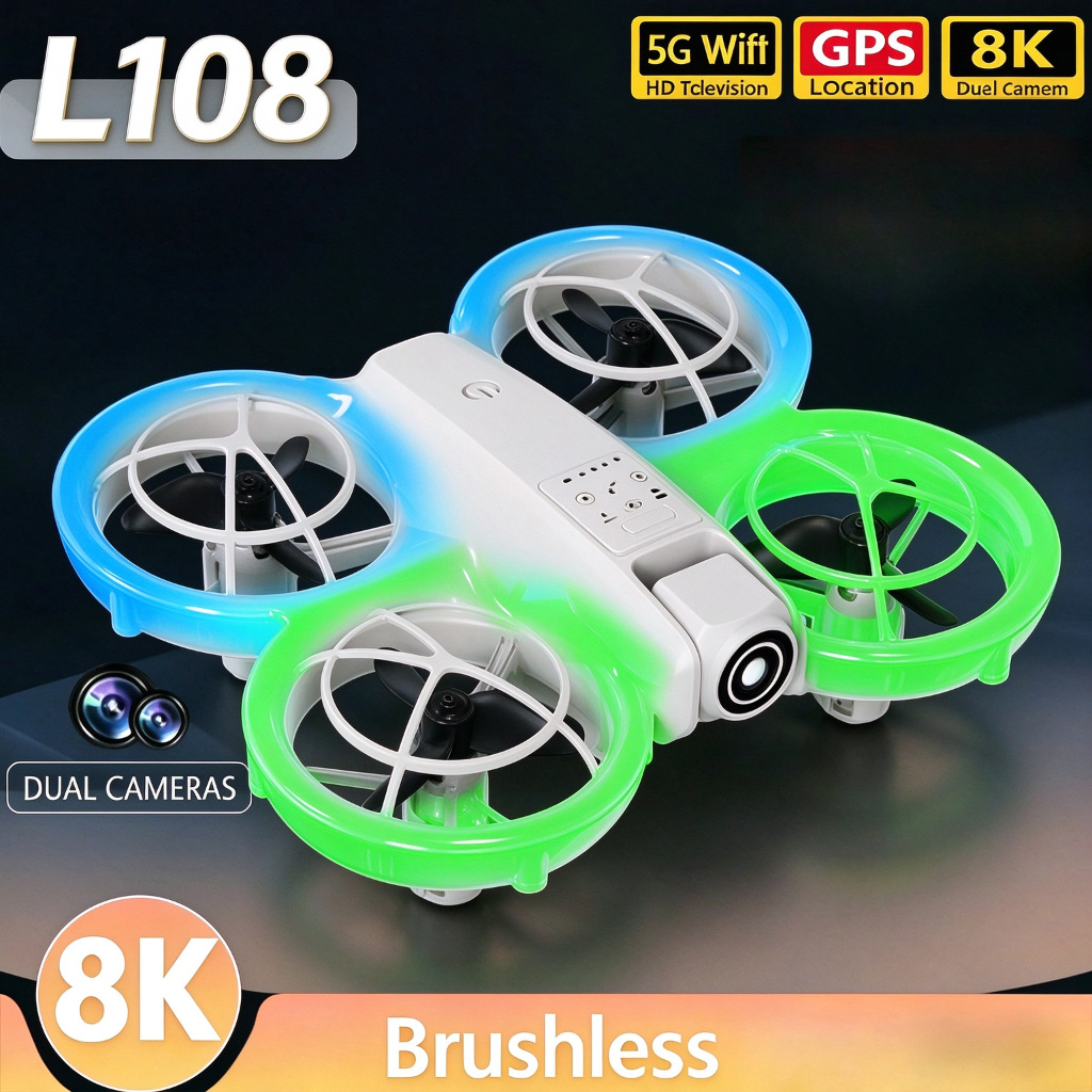 Fpv Brushless Rc Drone 4K - Оригинальный мини-дрон 4K с профессиональной HD-камерой,