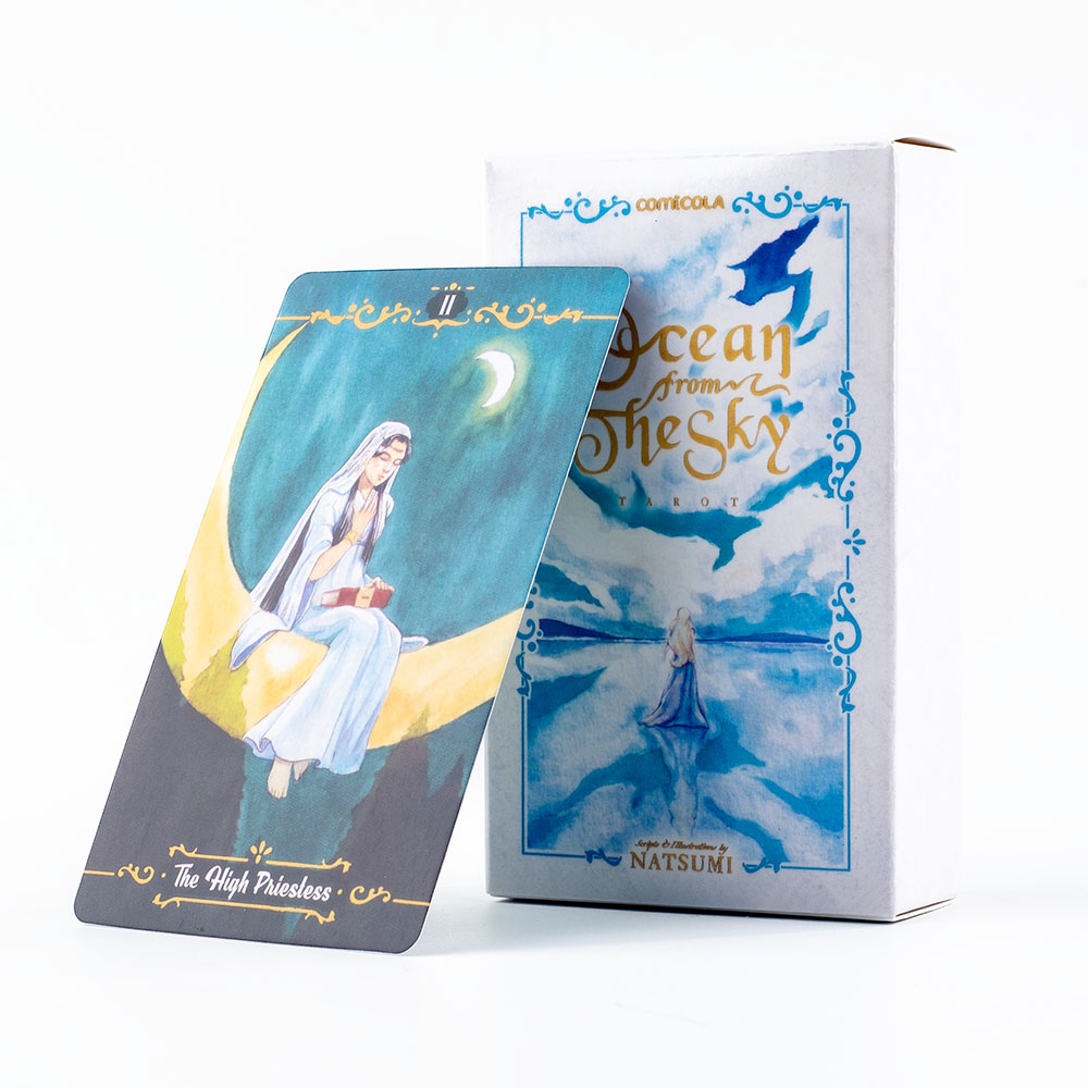 Tarot Cards Deck With Guidebook - Колода карт Таро, расписанная вручную акварелью,