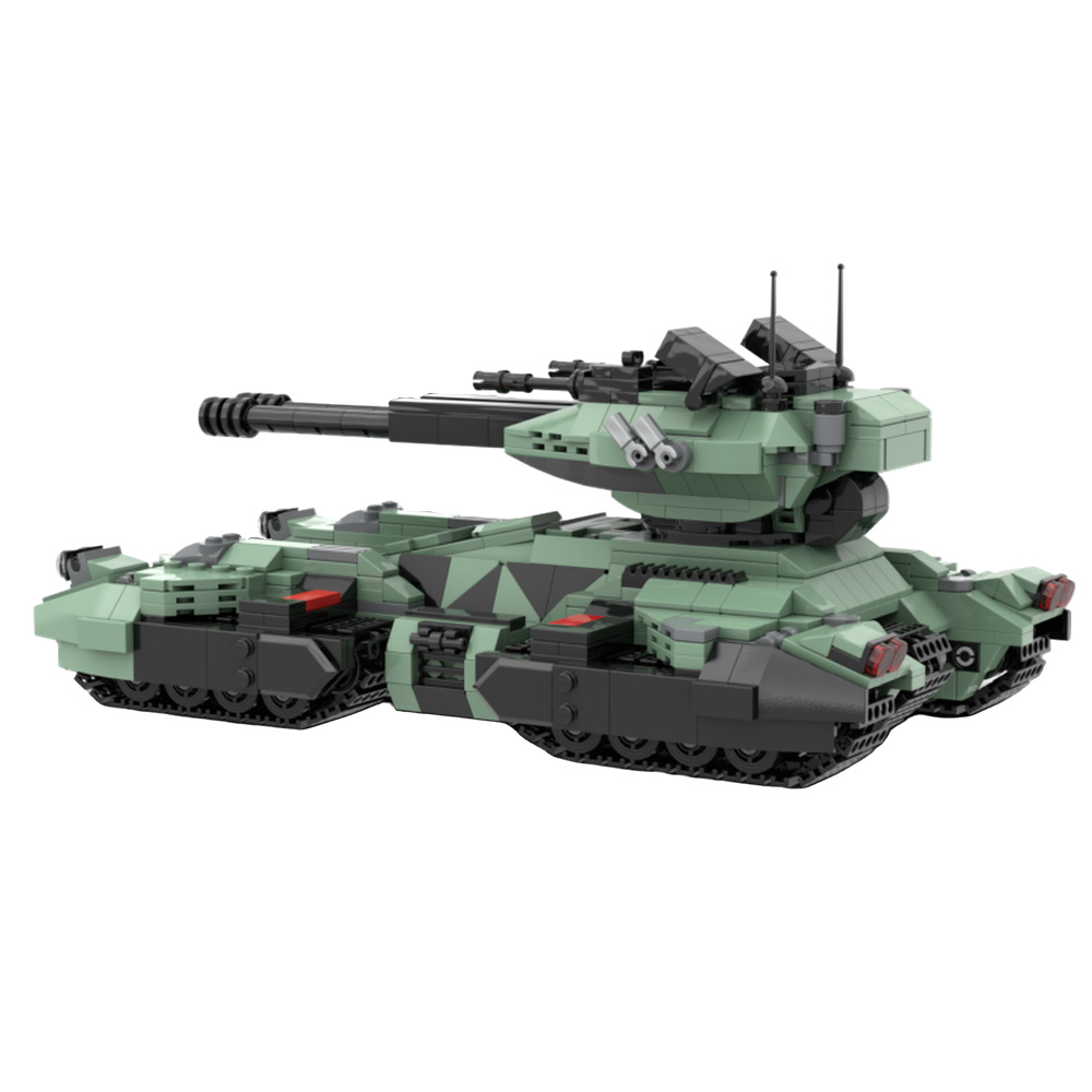 Lego Compatible Military Tank - Конструктор MOC UNSC Grizzly Tank: Модель