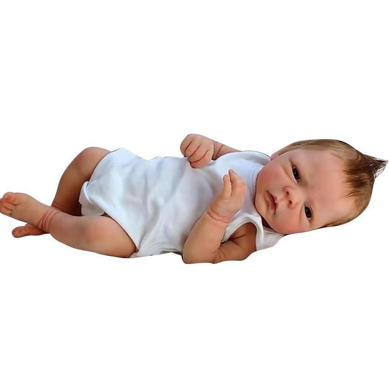 Reborn Baby Doll Silicone Realistic - Кукла Реборн 48 см, полнотелая, из