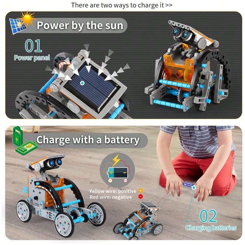 Набор «Солнечный робот-констру – обзор и цена Stem Solar Robot Kit For Kids