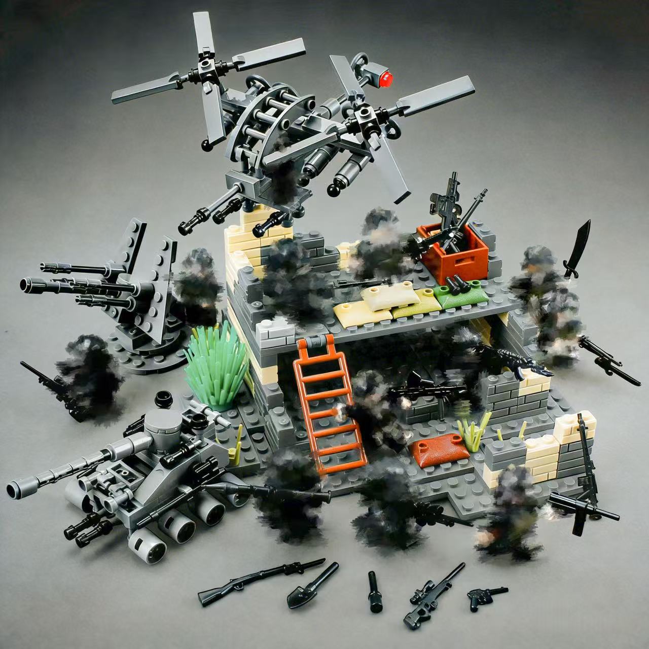 Военная модульная конструкторн – обзор и цена Lego Compatible Military Tank