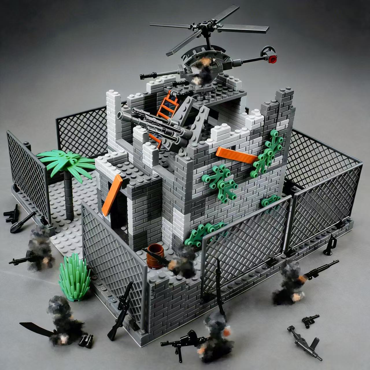 Военная модульная конструкторн – обзор и цена Lego Compatible Military Tank