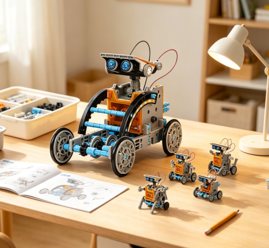 Набор для сборки солнечного ро – обзор и цена Stem Solar Robot Kit For Kids