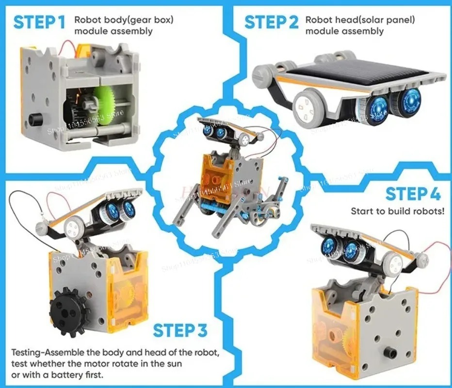 Набор для сборки солнечного ро – обзор и цена Stem Solar Robot Kit For Kids