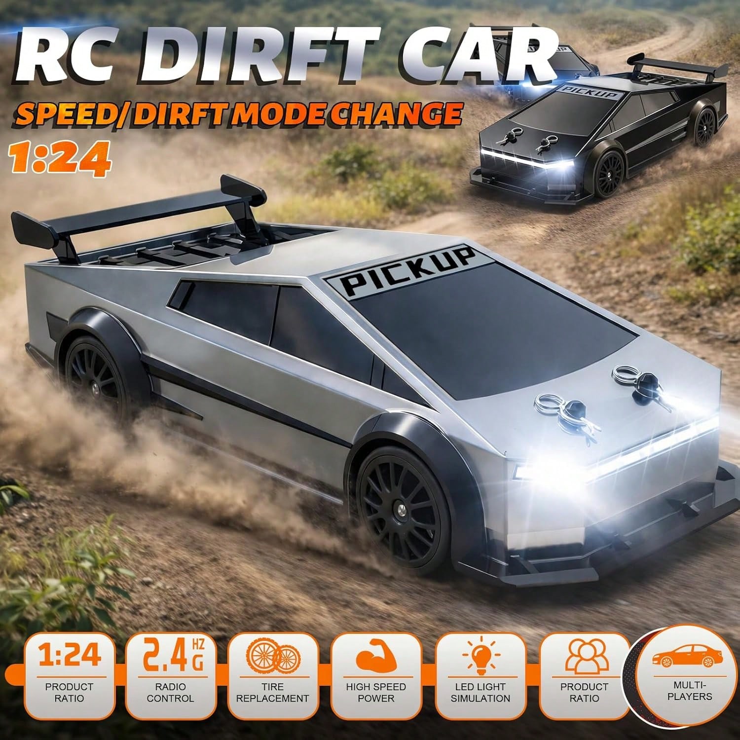 Масштабная модель 1:24, полноп – обзор и цена Rc Drift Car 1 24 Scale 4Wd