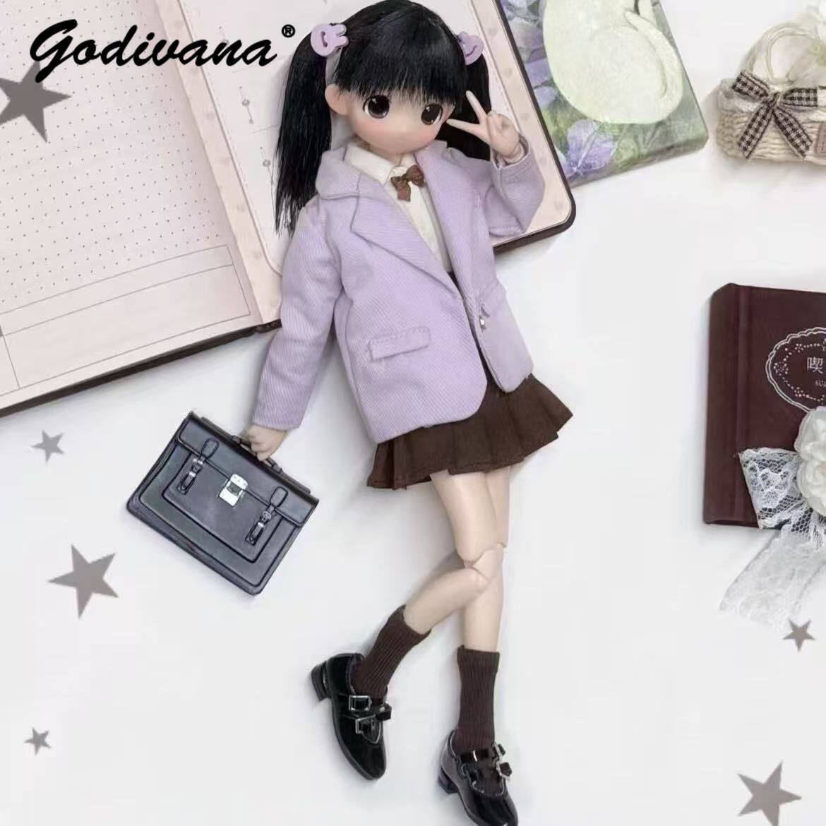 Одежда для кукол Blythe/OB22/2 – обзор и цена Bjd Doll 1 6 Full Set With Clothes