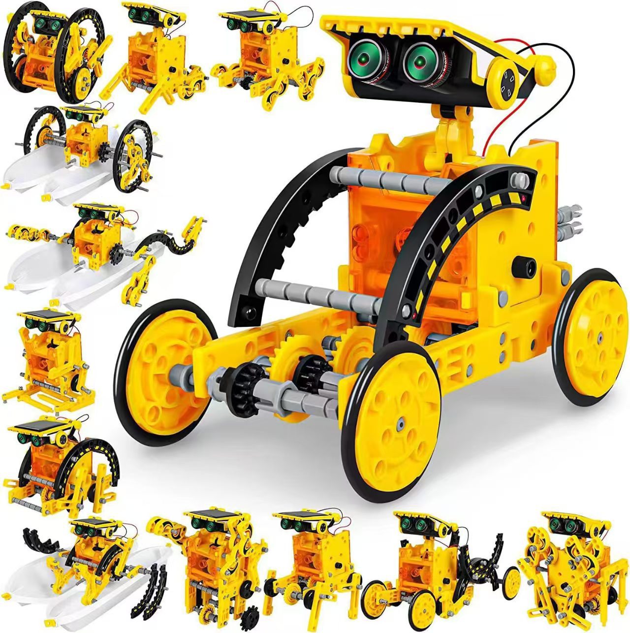 Наборы для сборки солнечных ро – обзор и цена Stem Solar Robot Kit For Kids