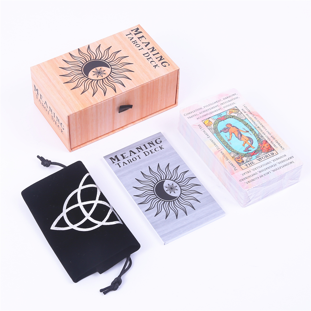 Колода Таро Значения 12*7 см в – обзор и цена Tarot Cards Deck With Guidebook