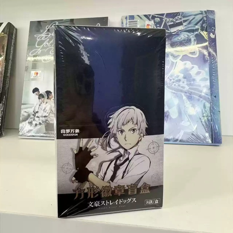 Квадратный значок Bungo Stray  – обзор и цена Anime Action Figure Blind Box