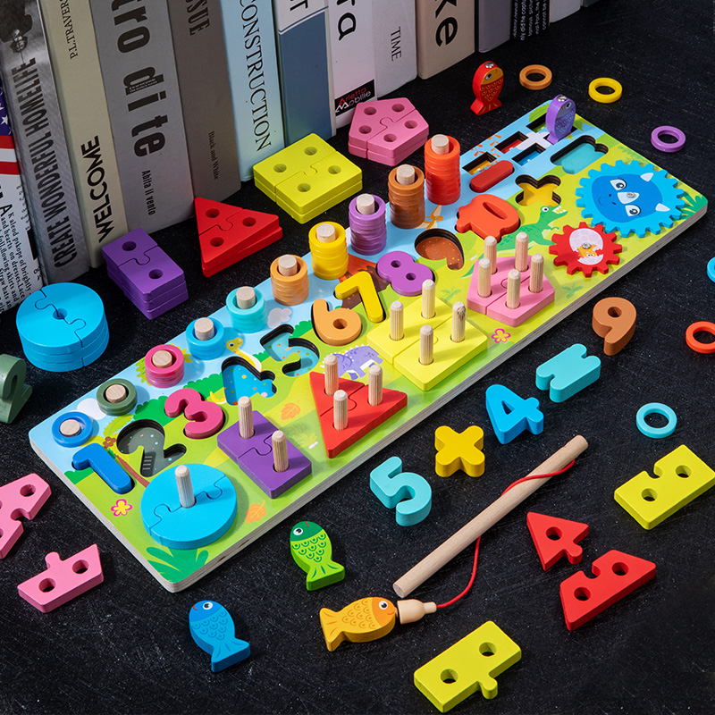 Деревянные игрушки Монтессори, – обзор и цена Montessori Wooden Busy Board Toddler
