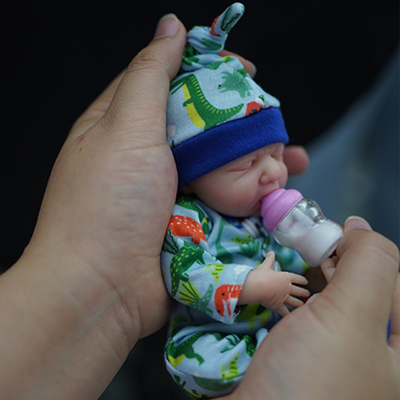 7-дюймовая микро-кукла Preemie – обзор и цена Reborn Baby Doll Silicone Realistic